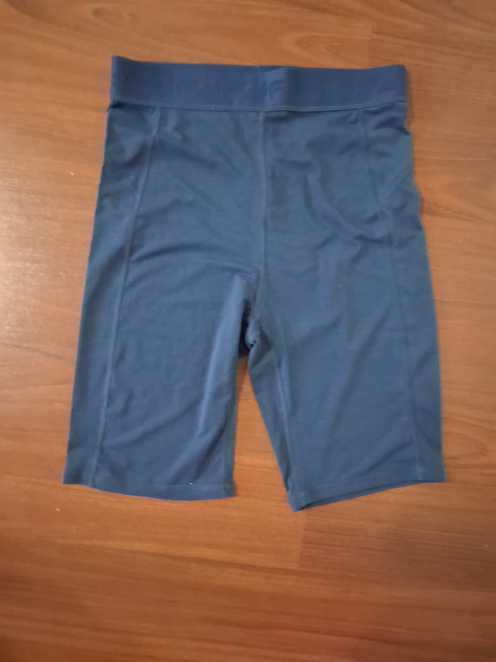 Fabletics Navy High-Rise Bike Shorts with Tag